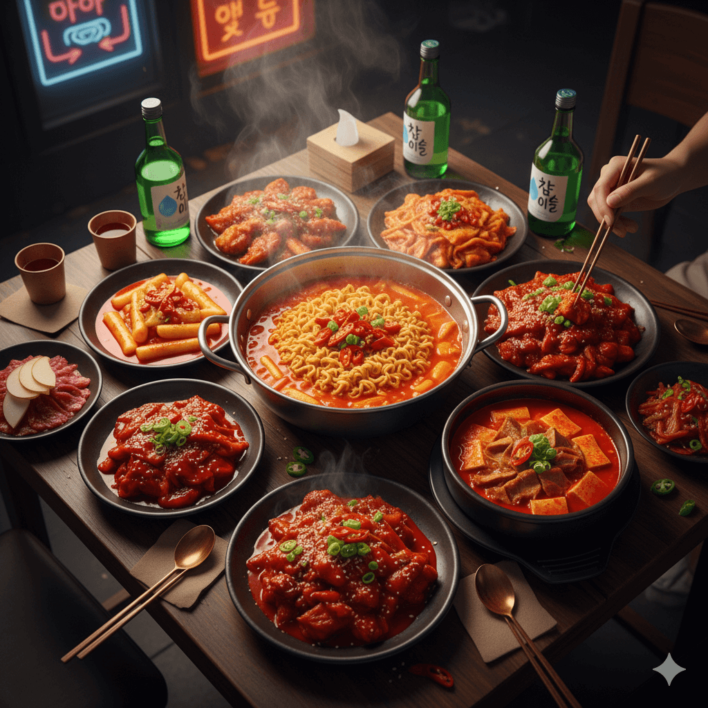 매운 음식 속쓰림 - 사진