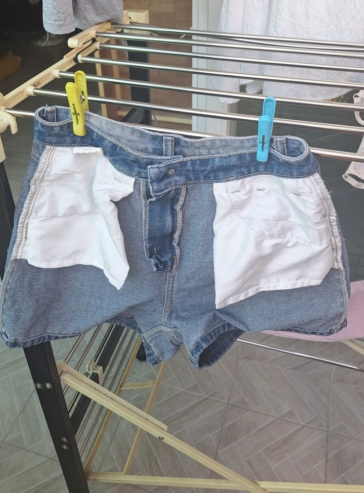 청바지-건조사진