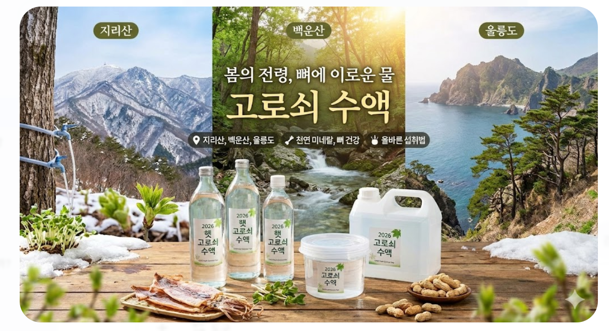 고로쇠 수액