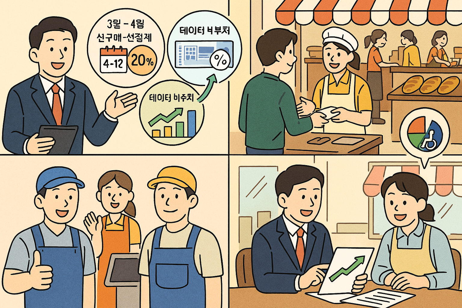 소상공인 필독! 정부 지원 정책으로 부담 확 줄이세요