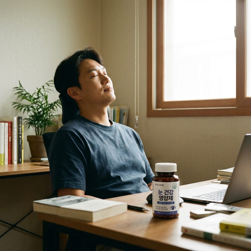 노안 초기 증상 관리를 위한 눈 운동 루틴과 루테인 섭취 전략