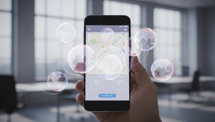 스마트폰 앱을 통해 본 글로벌 자본의 생활 밀착형 서비스 이미지