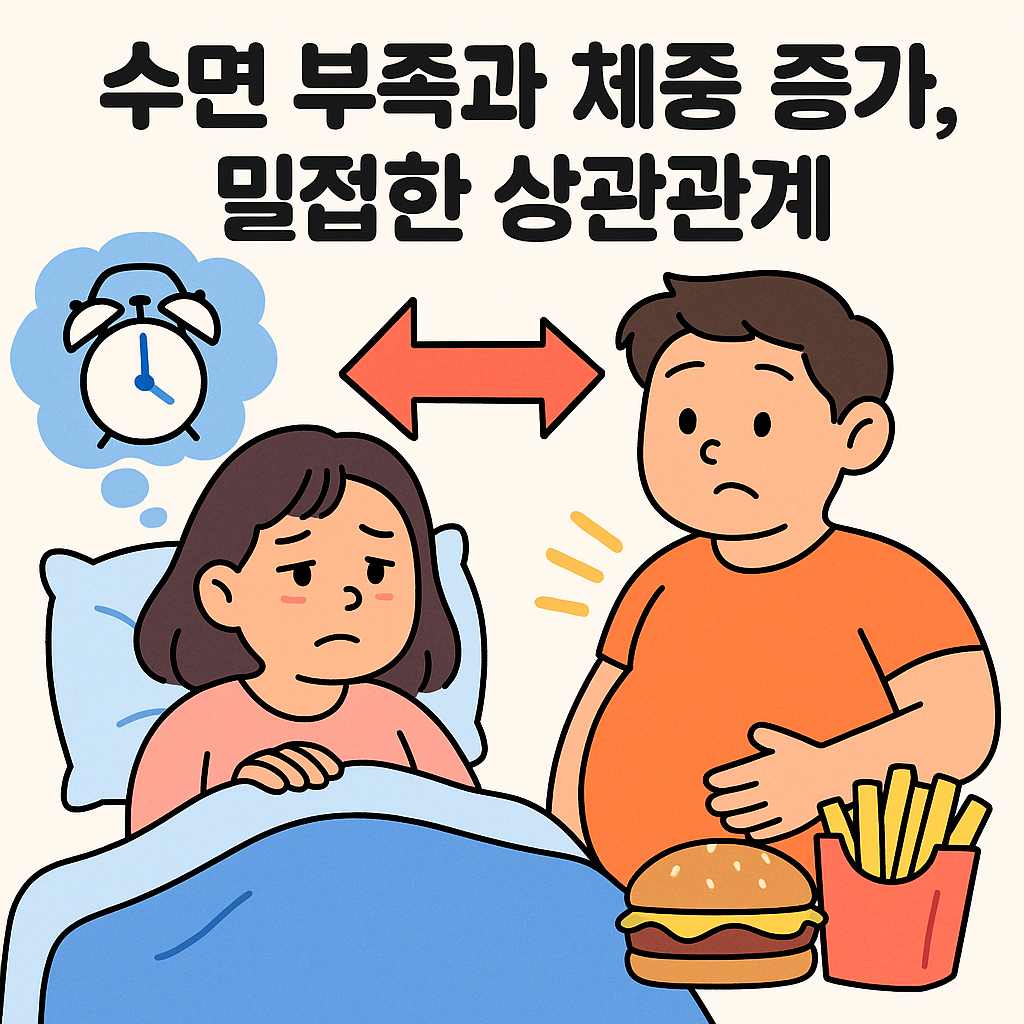 수면 부족과 체중 증가, 밀접한 상관관계