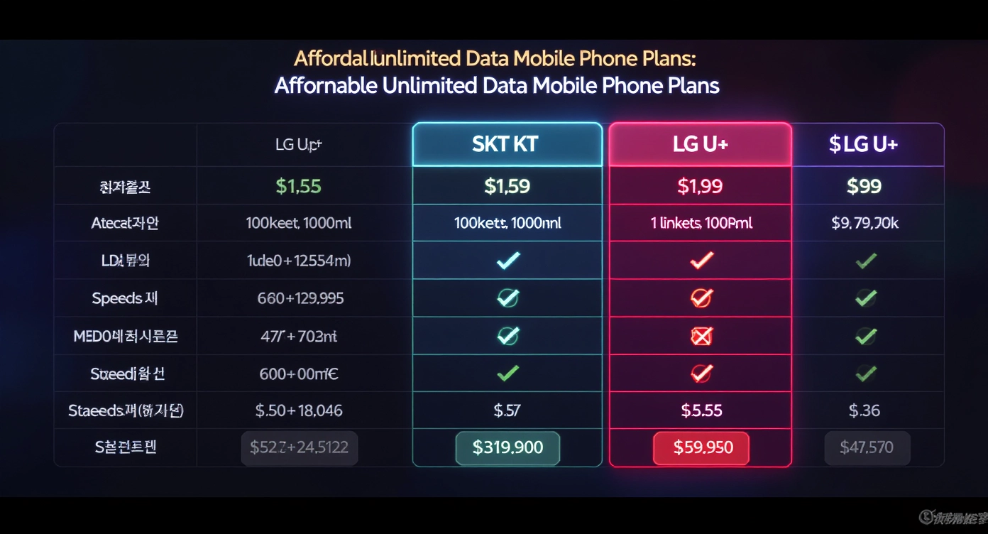 알뜰폰요금제추천