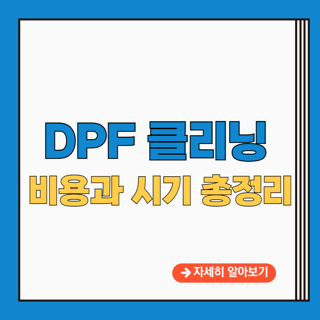 DPF 클리닝
