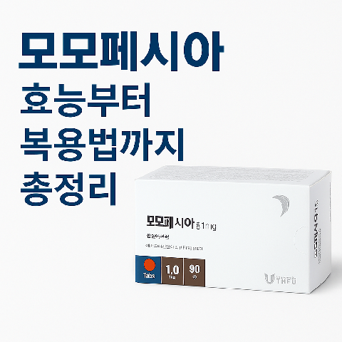 모모페시아 효능부터 복용법까지 총정리