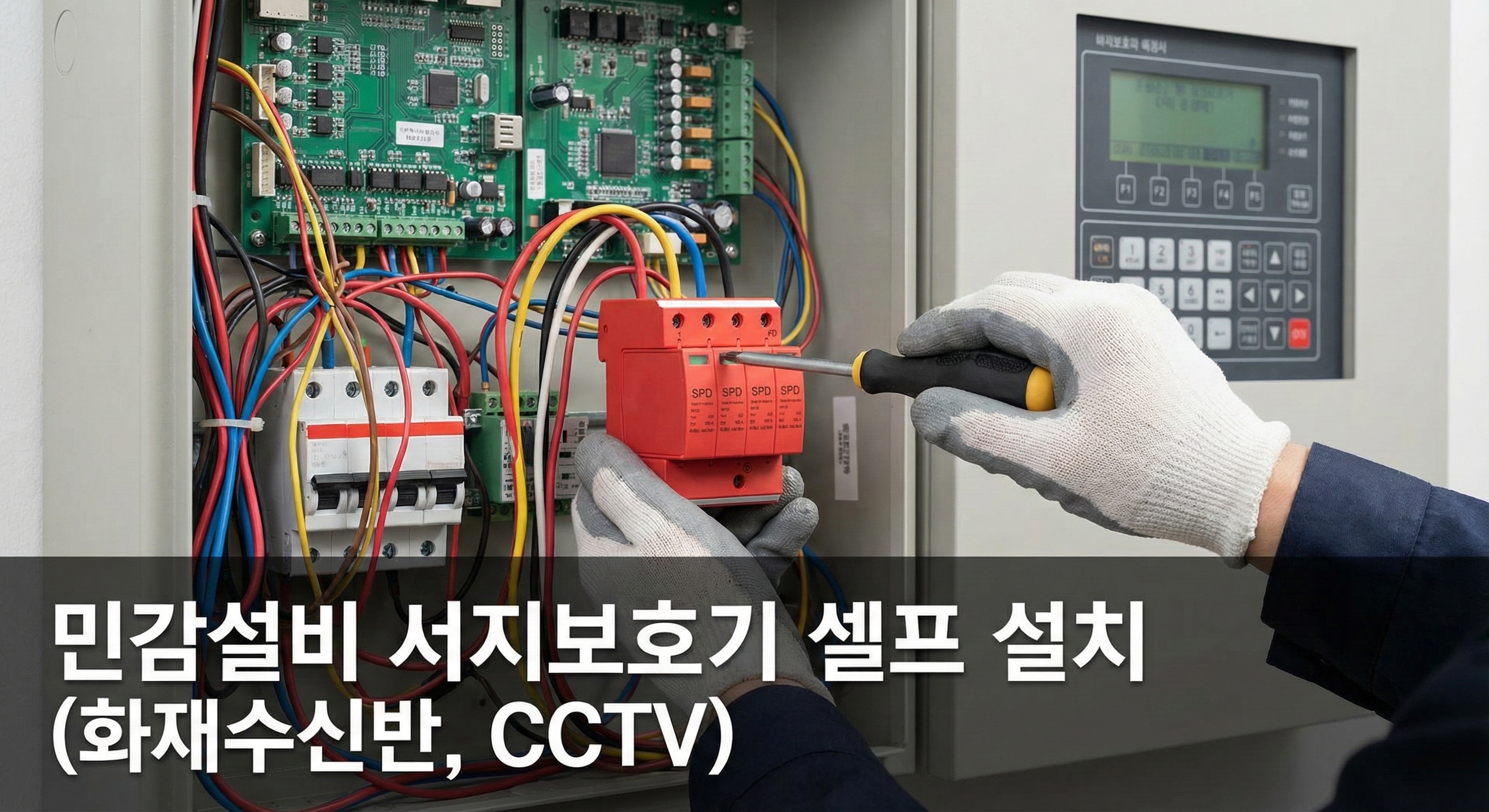 서지보호기 설치