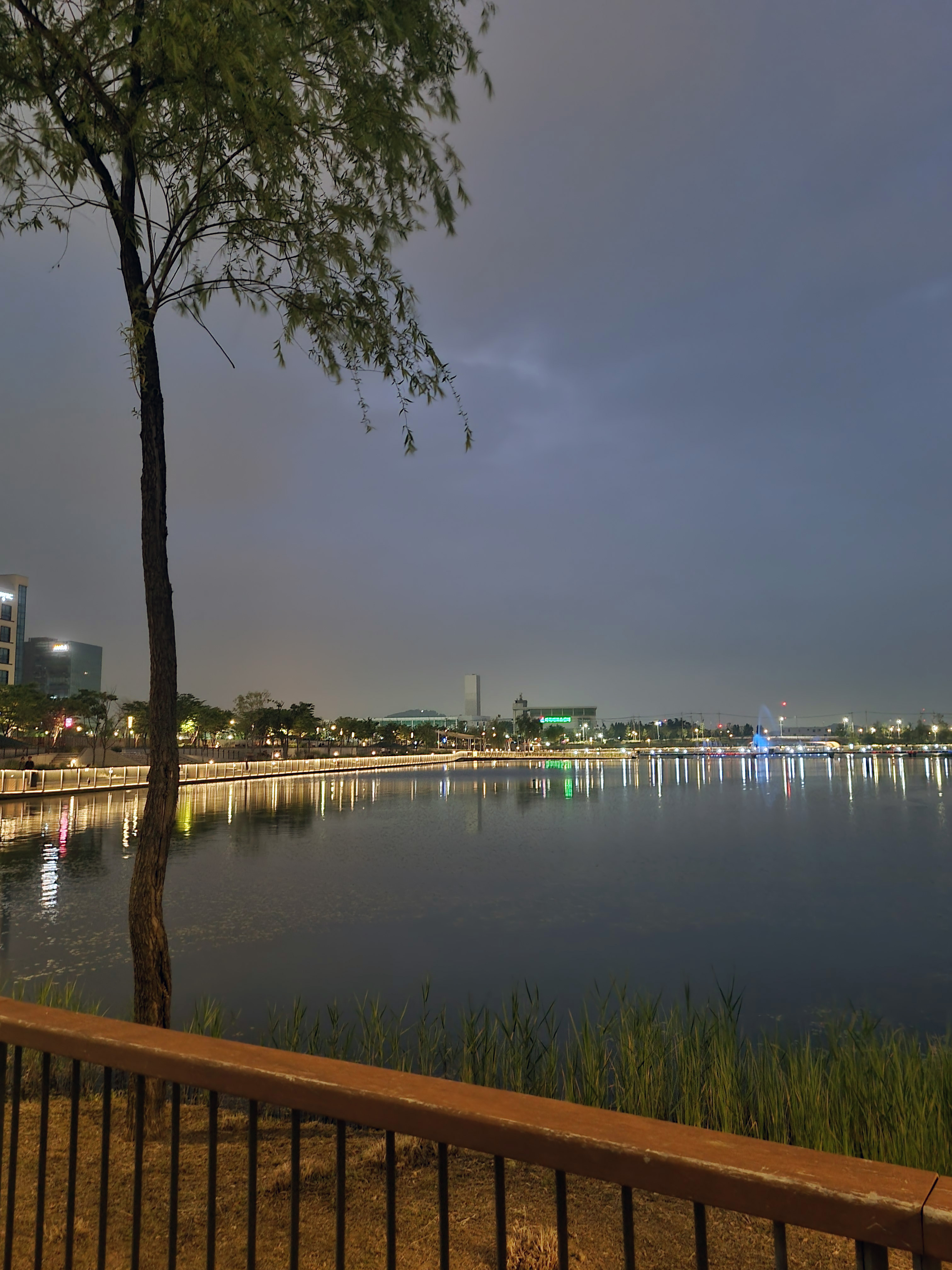 호수원 산책로 야경