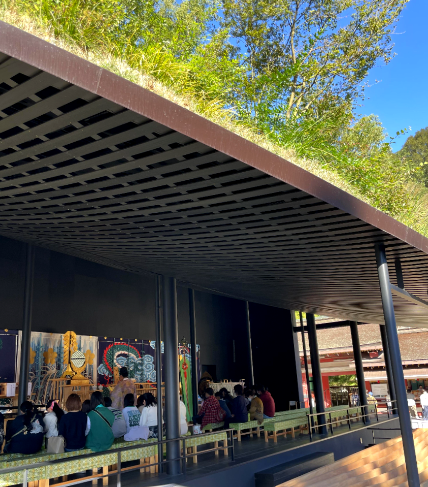 다자이후 천만궁 옥상녹화지붕