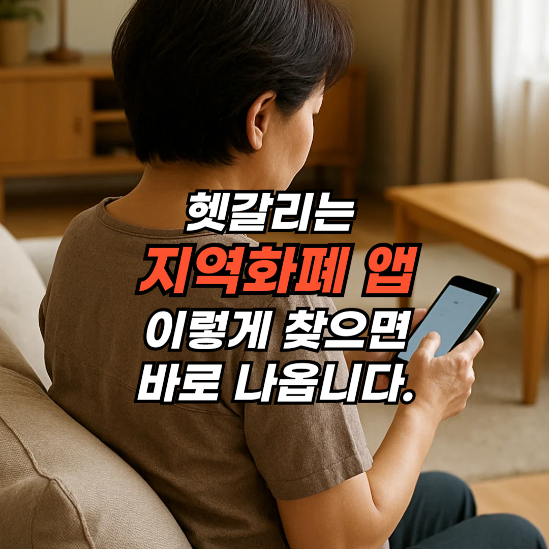 지역사랑 상품권 앱