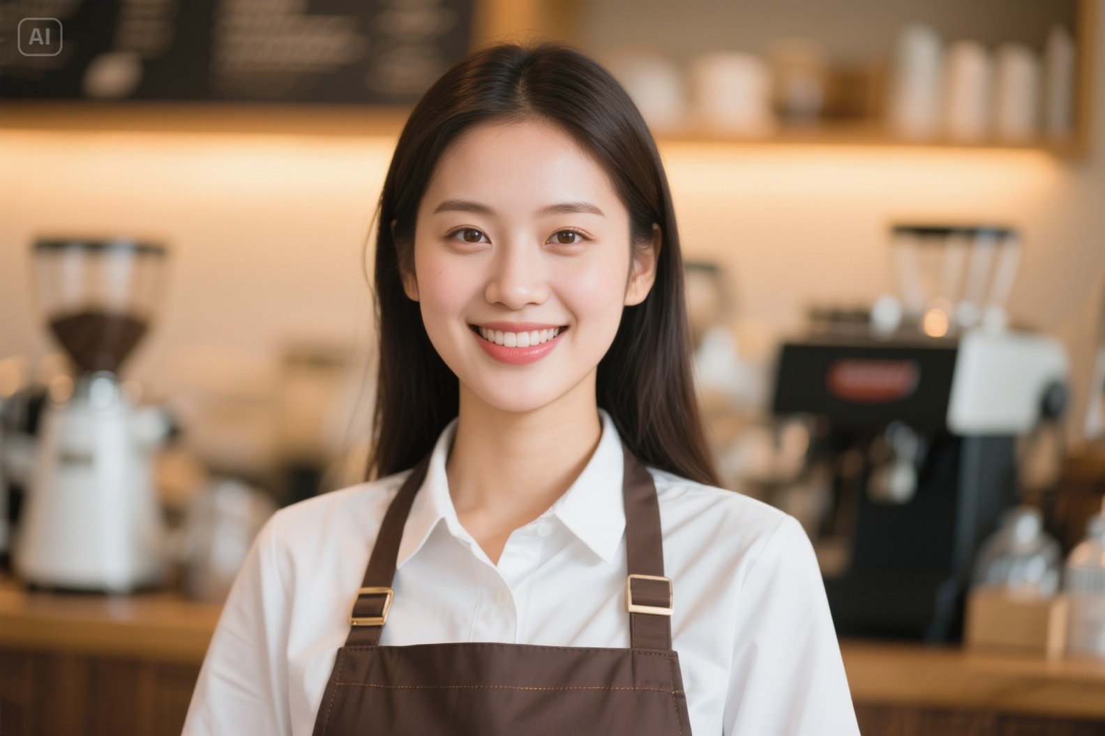 우울해소-젊은여성-카페-미소