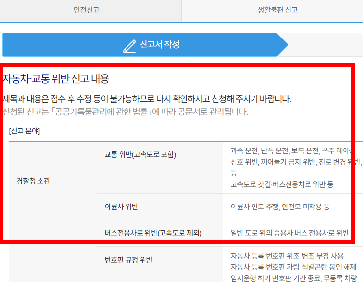 불법주차 신고방법 안내