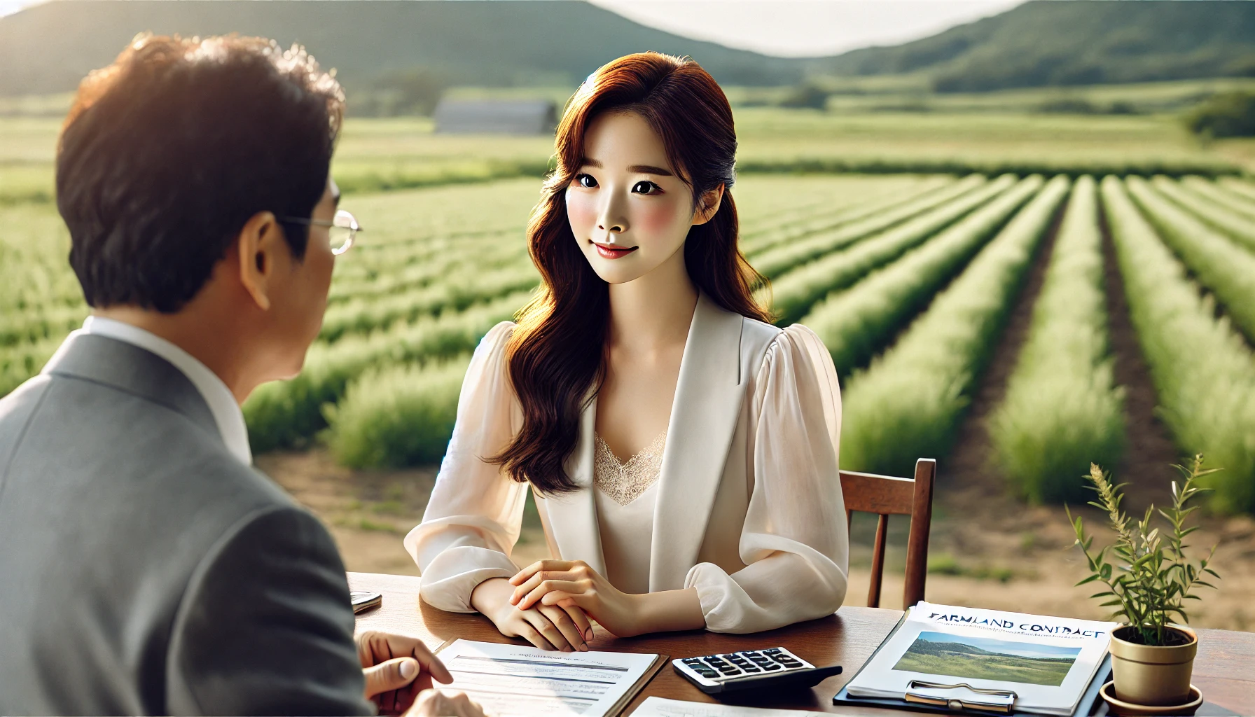 농지위탁경영 요건 확인하는 이미지