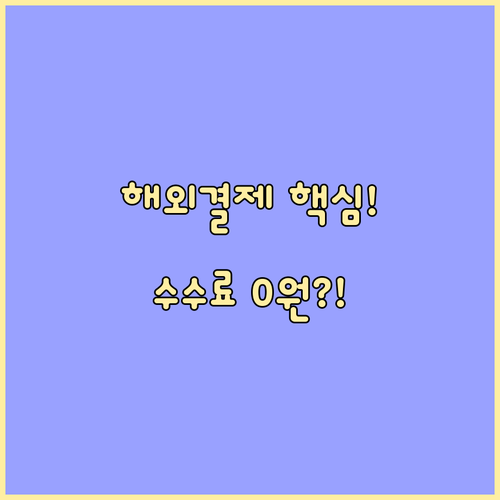 해외 결제 비용 절감 국제 브랜드 수..