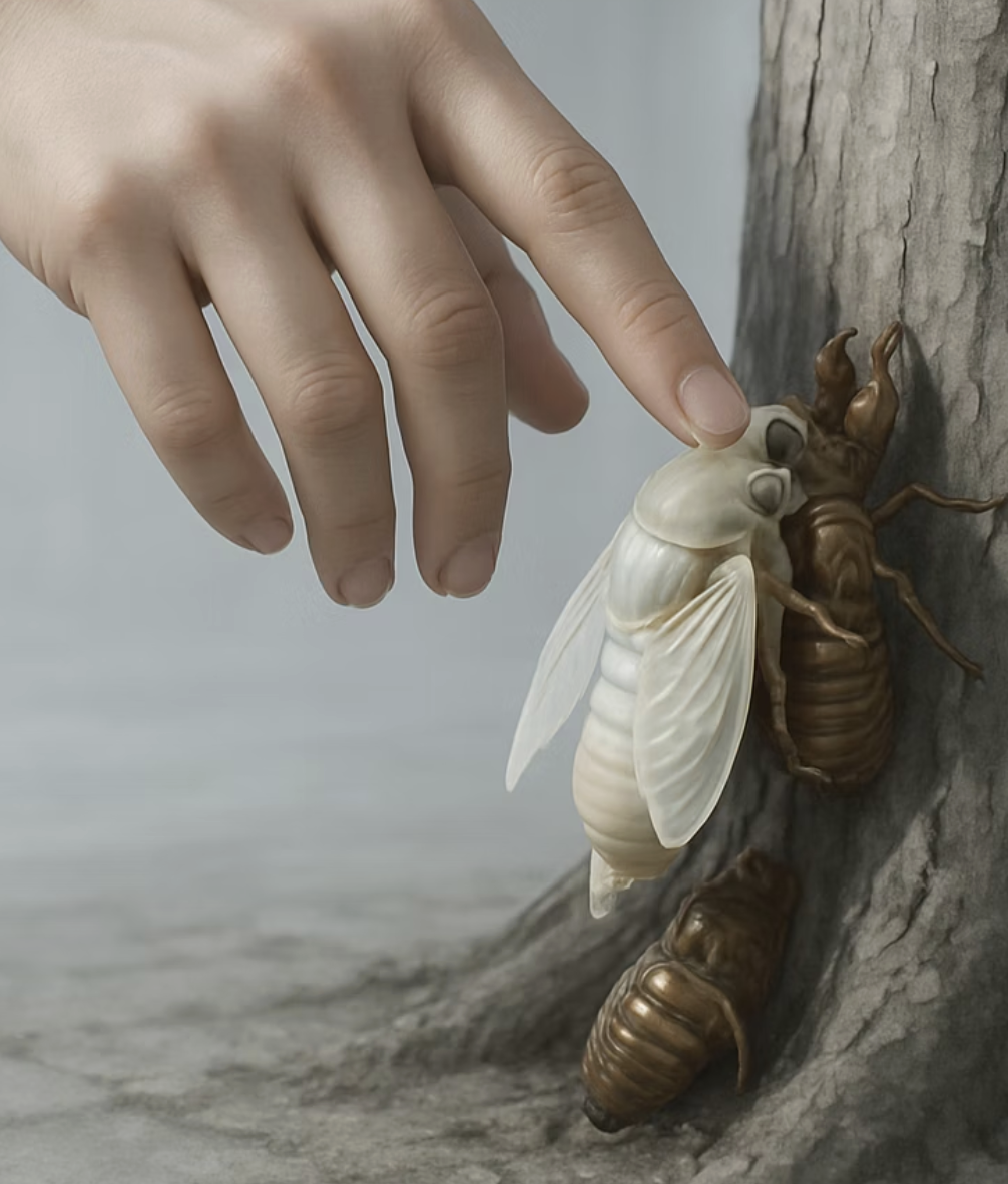 땅속에서의 긴 기다림&amp;#44; 그리고 짧은 비상