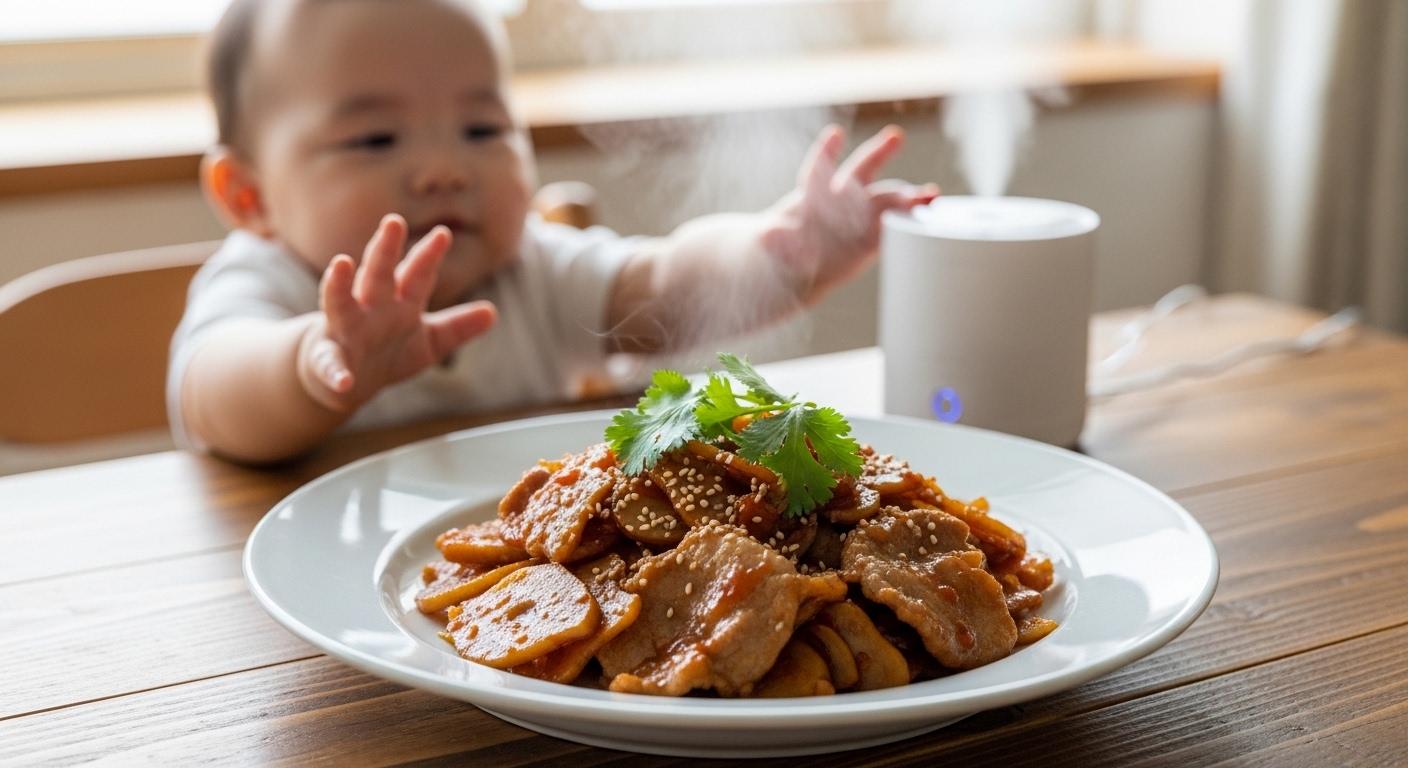 아기 피부 식혀주는 우엉탕수육