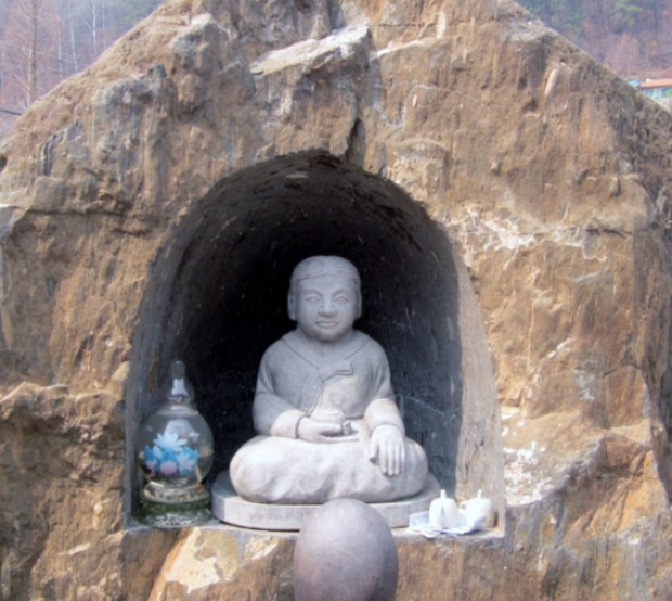 산방산 보문사 돌할머니