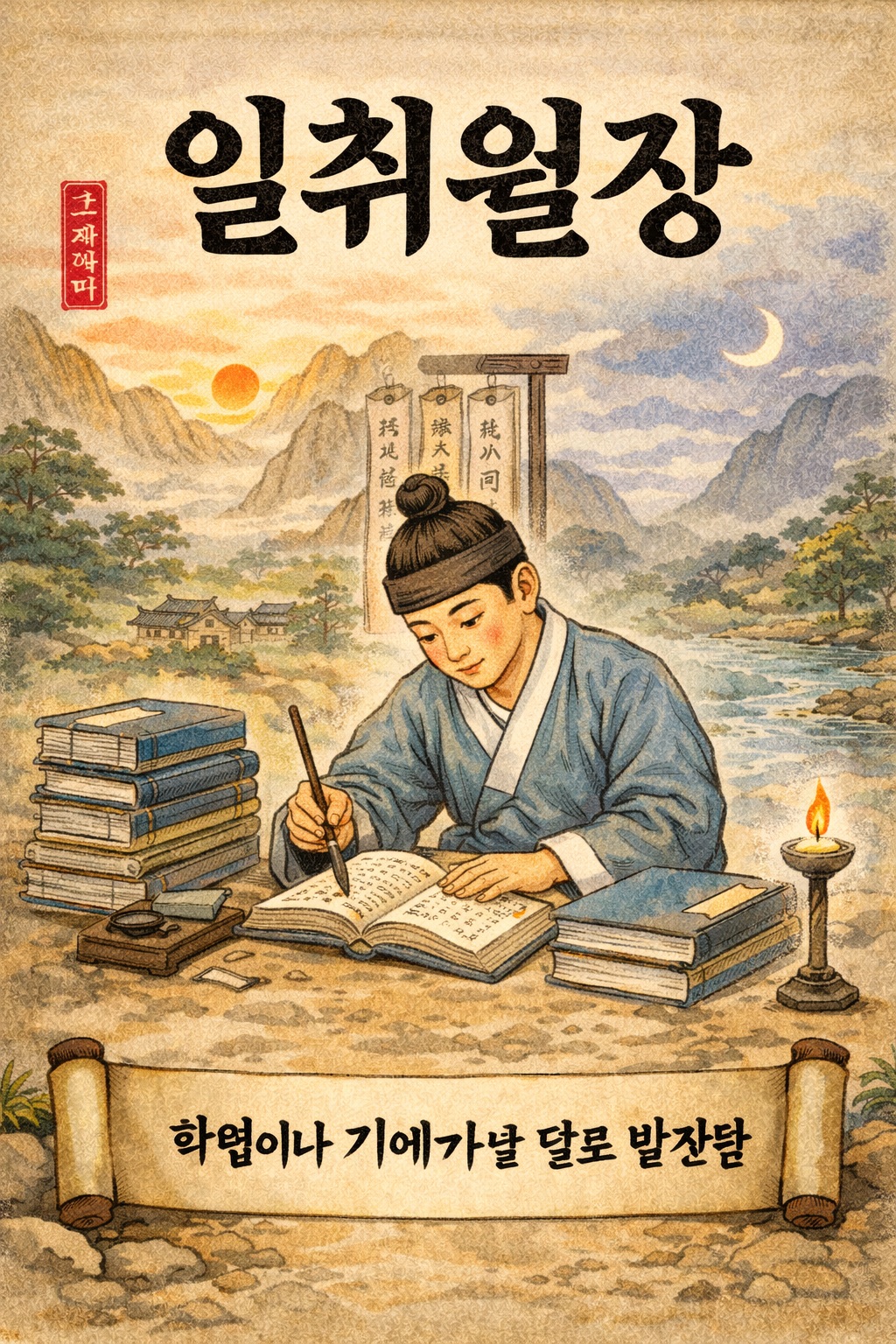 일취월장 사자성어 이미지