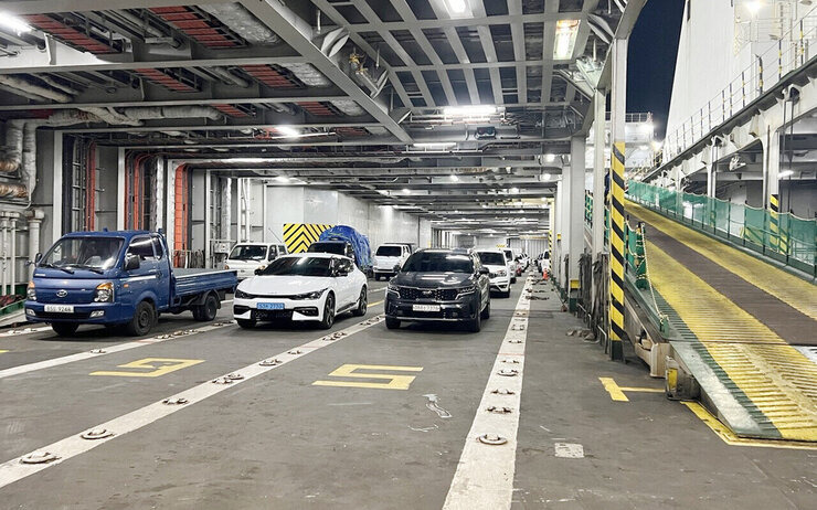 울릉도 배편 차량선적