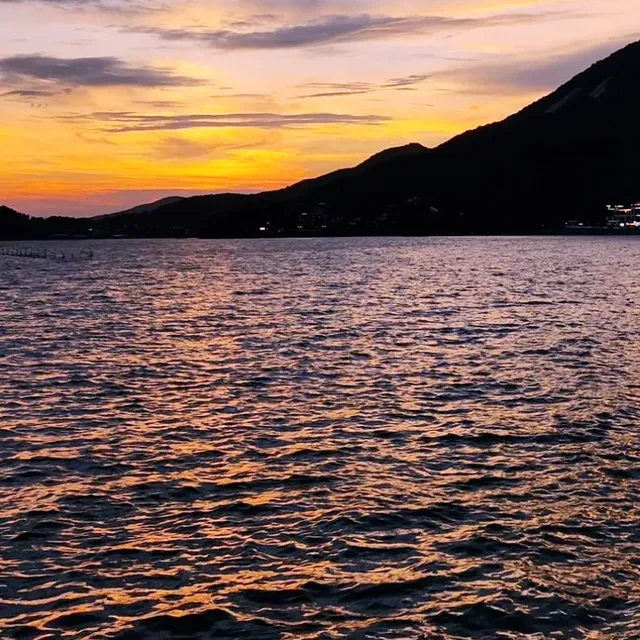 추석연휴 국내여행 강화도 동막해변 석양과 바다 풍경