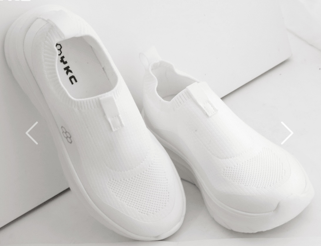 니트 메쉬 슬립온 플라잉15-흰색