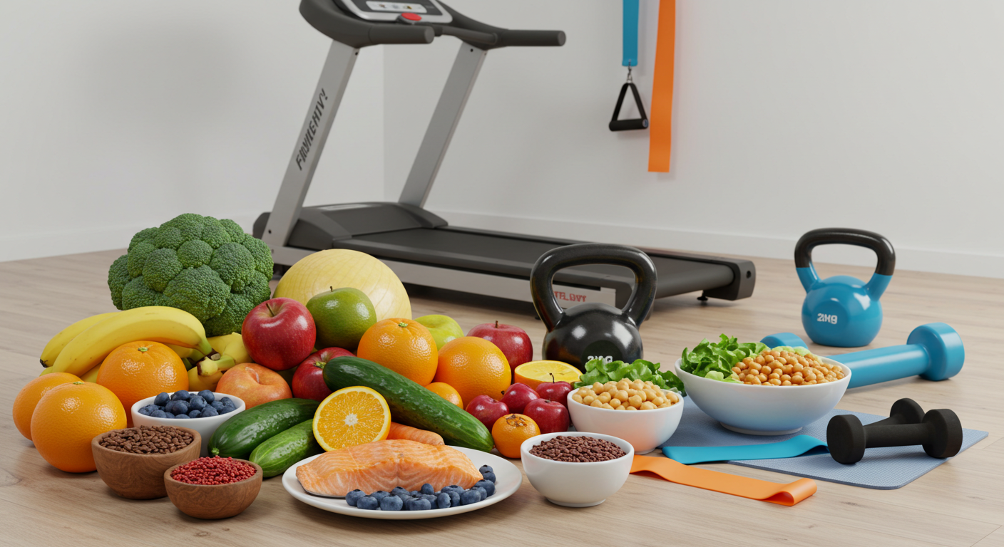 균형 잡힌 식단과 운동으로 이루는 건강한 다이어트