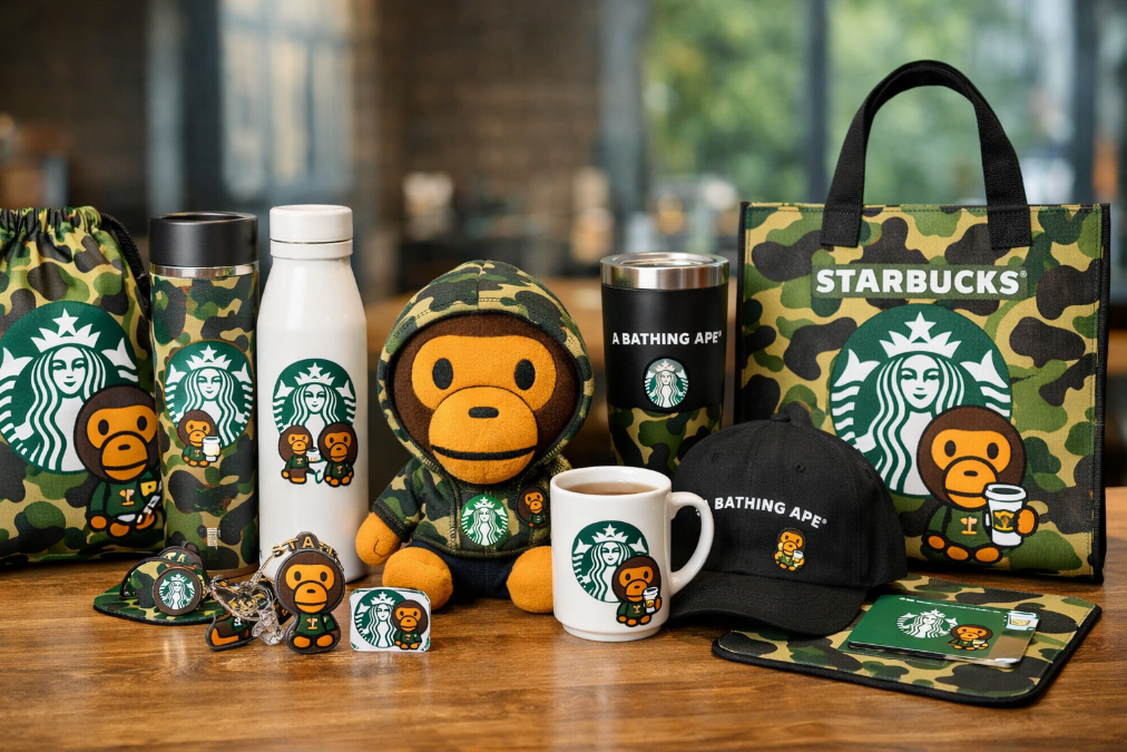 스타벅스×베이프 콜라보 26일 한정 출시, 놓치면 후회할 BABY MILO 굿즈