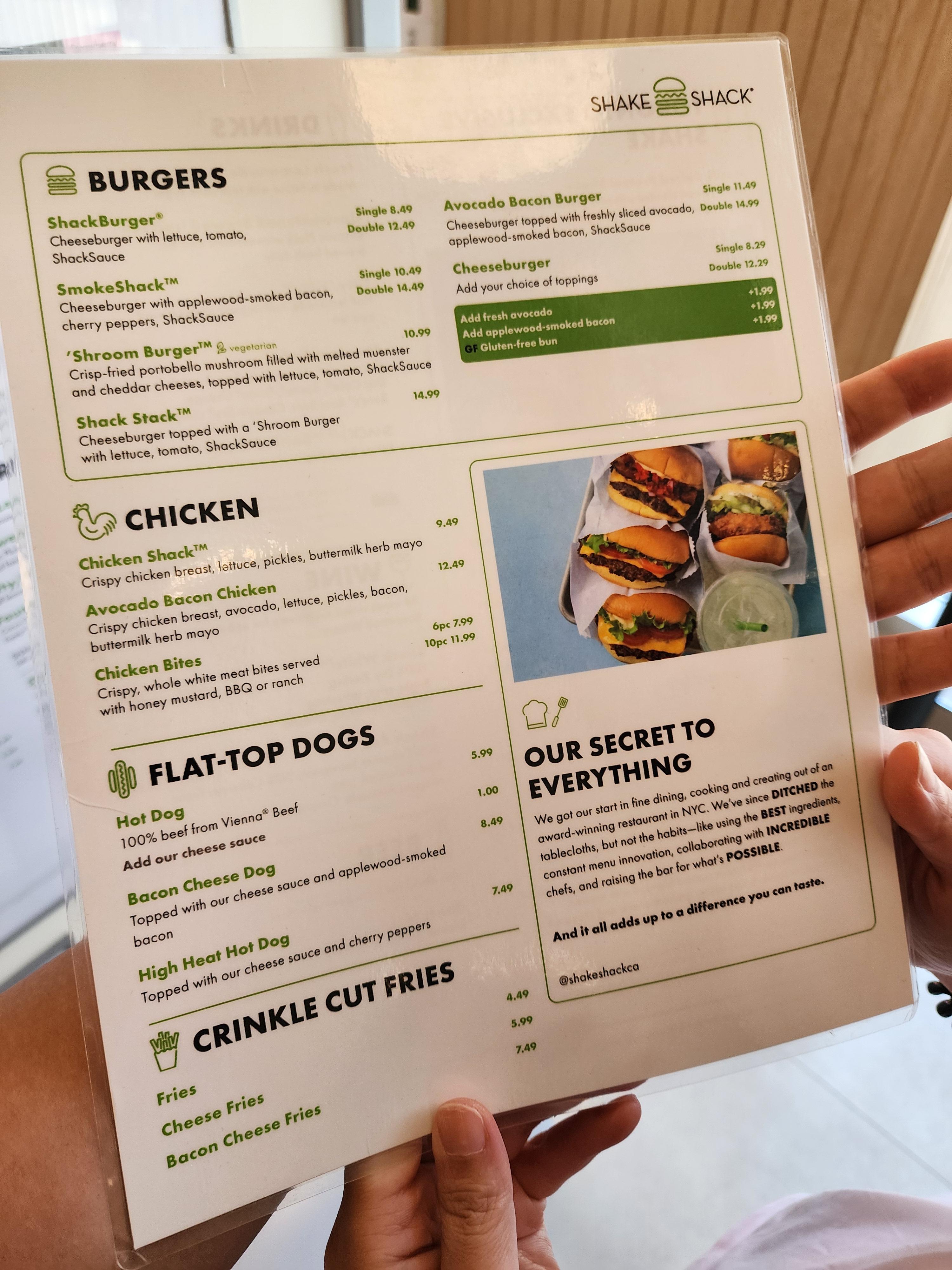 Toronto Shake Shack Burger / Yonge &amp; Dundas