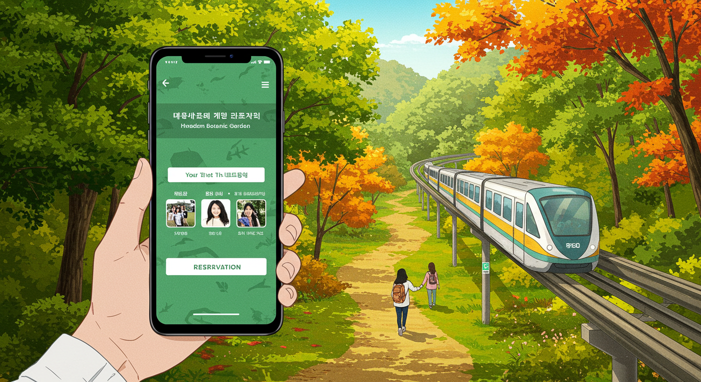 화담숲 예약 모노레일