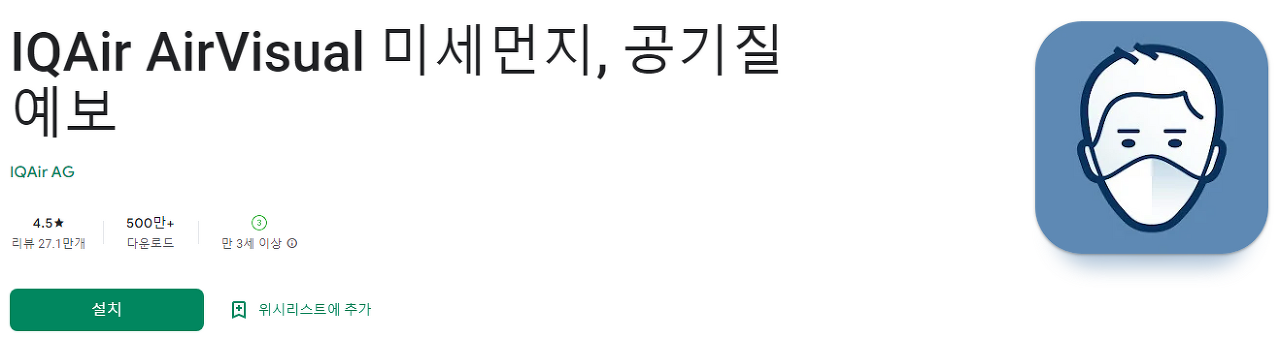 IQAir AirVisual, 미세먼지, 공기질 예보