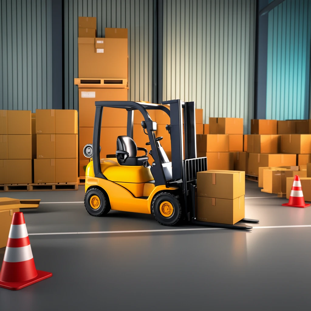 물류 현장 필수 지게차 안전사고 예방..
