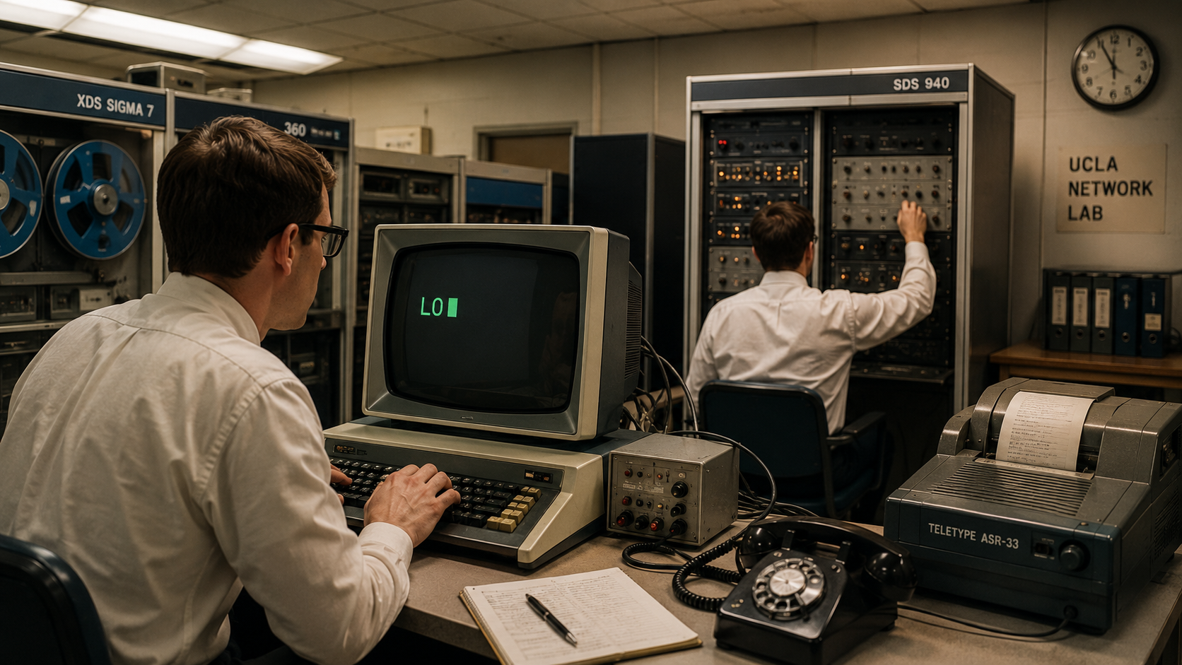 1969년 ARPANET 최초 연결