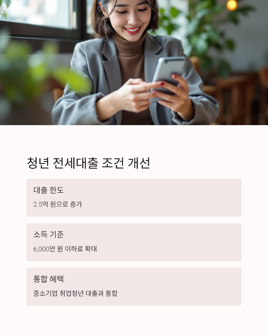 2025년 신혼부부·청년 전세대출 한도 및 금리 변화