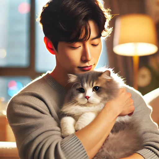 반려동물과의 포옹