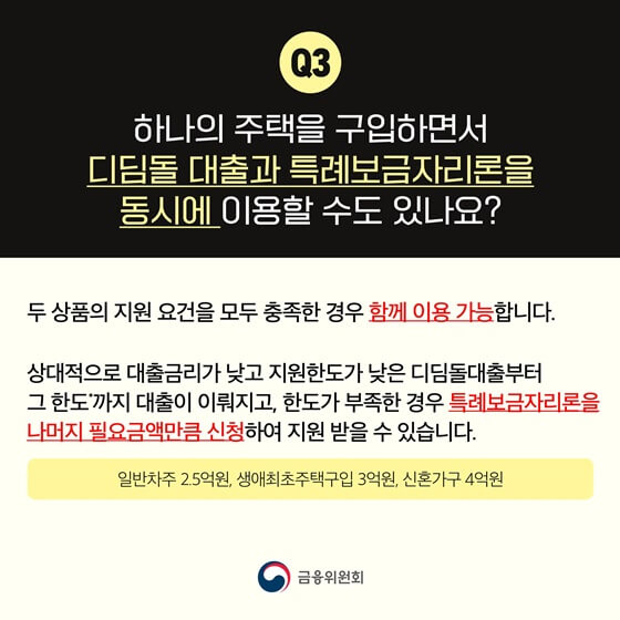 특례보금자리론 신청 자격 금리