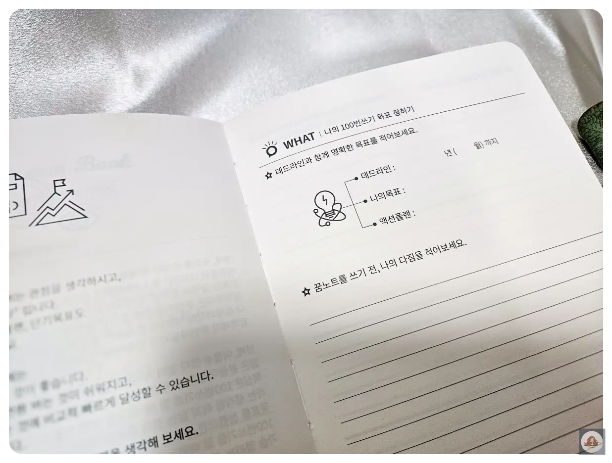 켈리최-꿈노트-100일동안-목표적기