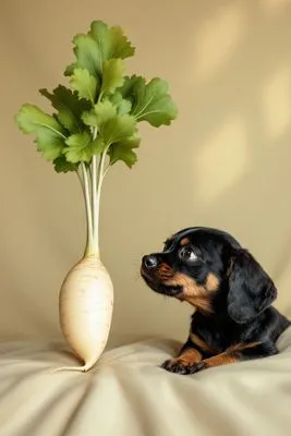 강아지가 무를 먹어도 될까?