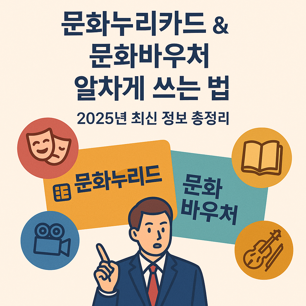 문화누리카드 &amp; 문화바우처 알차게 쓰는 법2025년 최신 정보 총정리