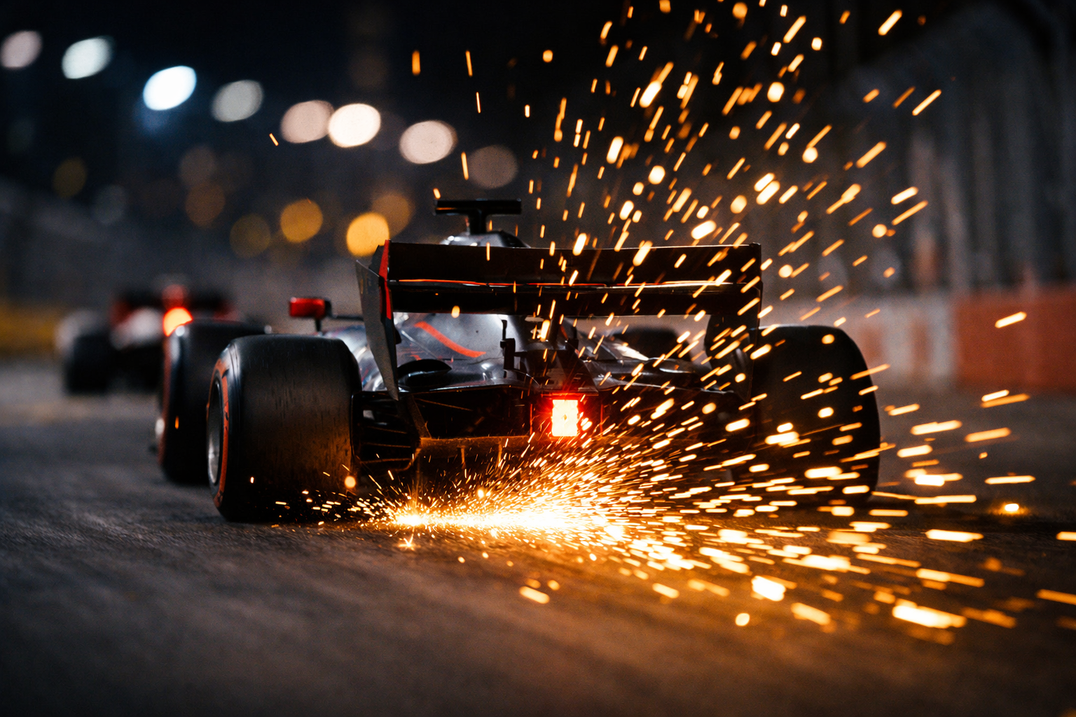 F1 경기에서 차량 뒤에 스파크가 튀는 이유|고장 아닌 진짜 원인 정리 관련 사진