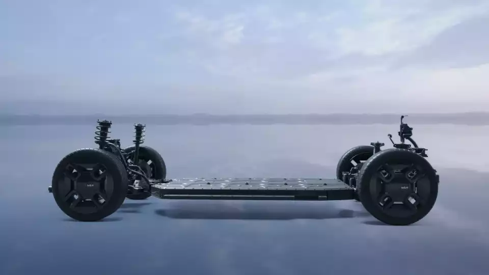 EV9의 바탕이 된 E-GMP 플랫폼입니다(출처 : 기아 글로벌 홈페이지)