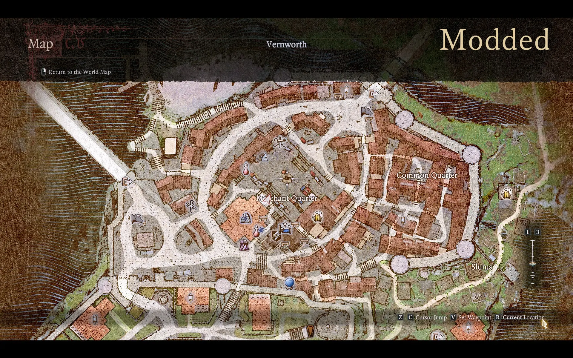 드래곤즈 도그마2 Better UI Colorful Map Icons 지도 아이콘 모드