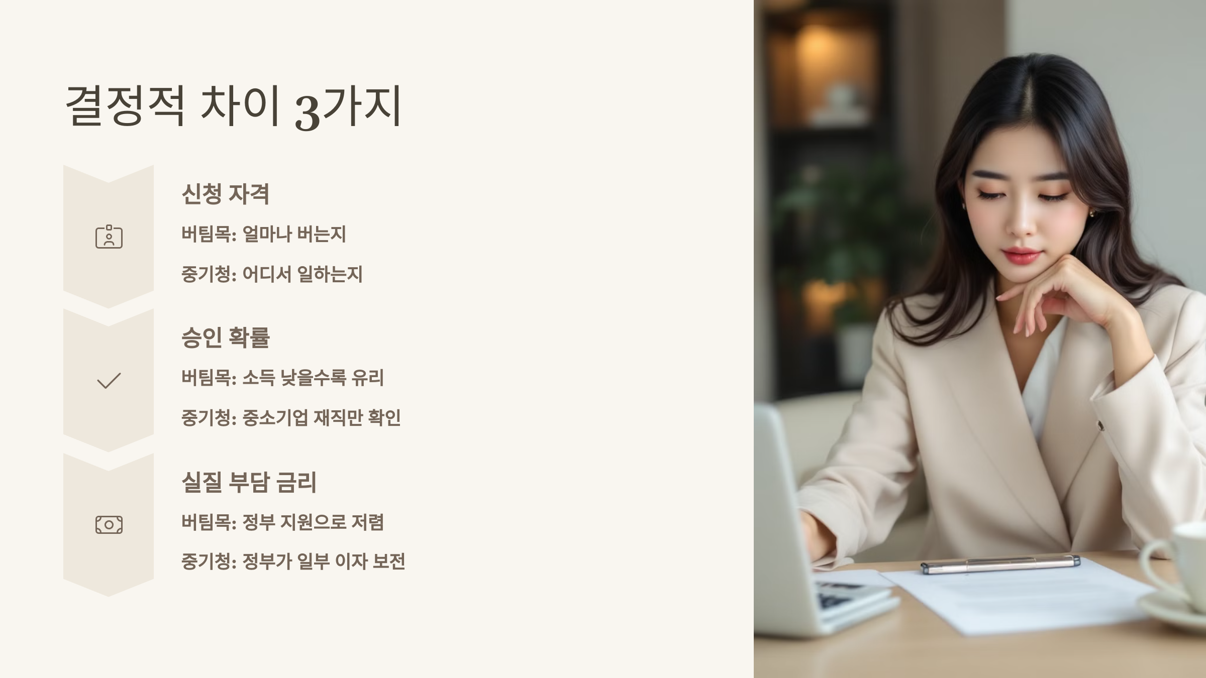 결정적 차이 3가지
