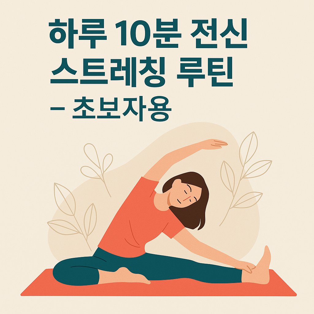 하루 10분 전신 스트레칭 루틴 (초보자용)