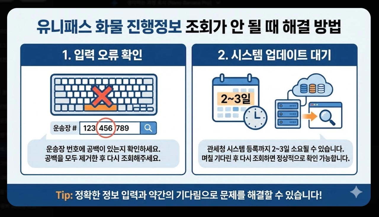 관세청 유니패스 홈페이지