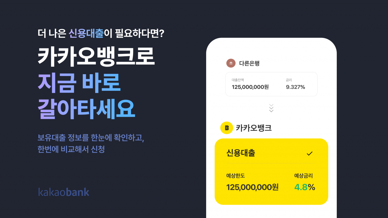 카카오뱅크 신용대출