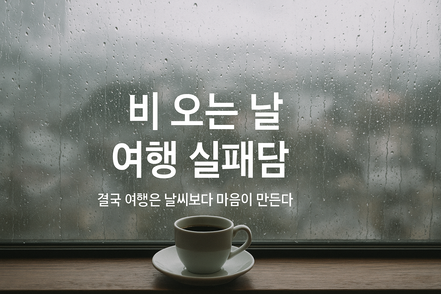 비 오는 날 여행 실패담과 배운 점: 결국 여행은 날씨보다 마음이 만든다