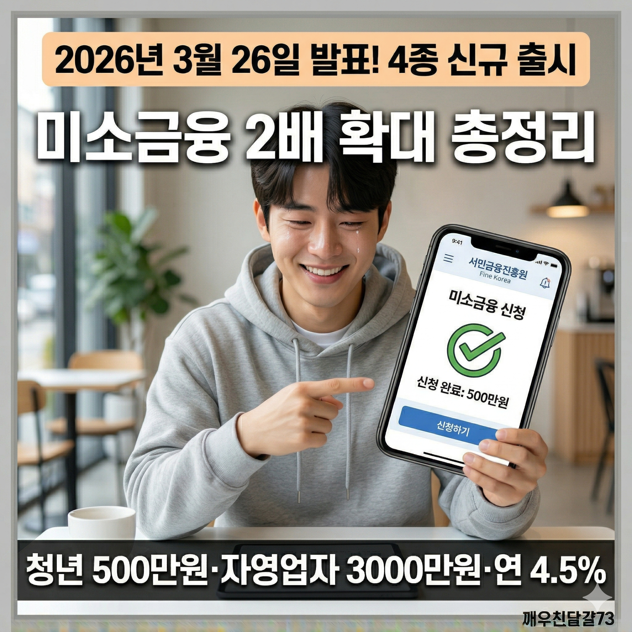 미소금융 2배 확대·대출상품 4종 출시 총정리 — 청년·취약계층·지방 금융지원