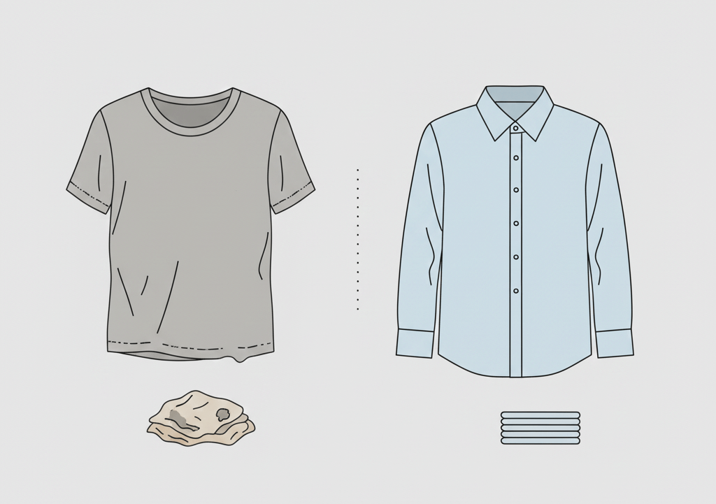 빈부격차와 복장의 대비