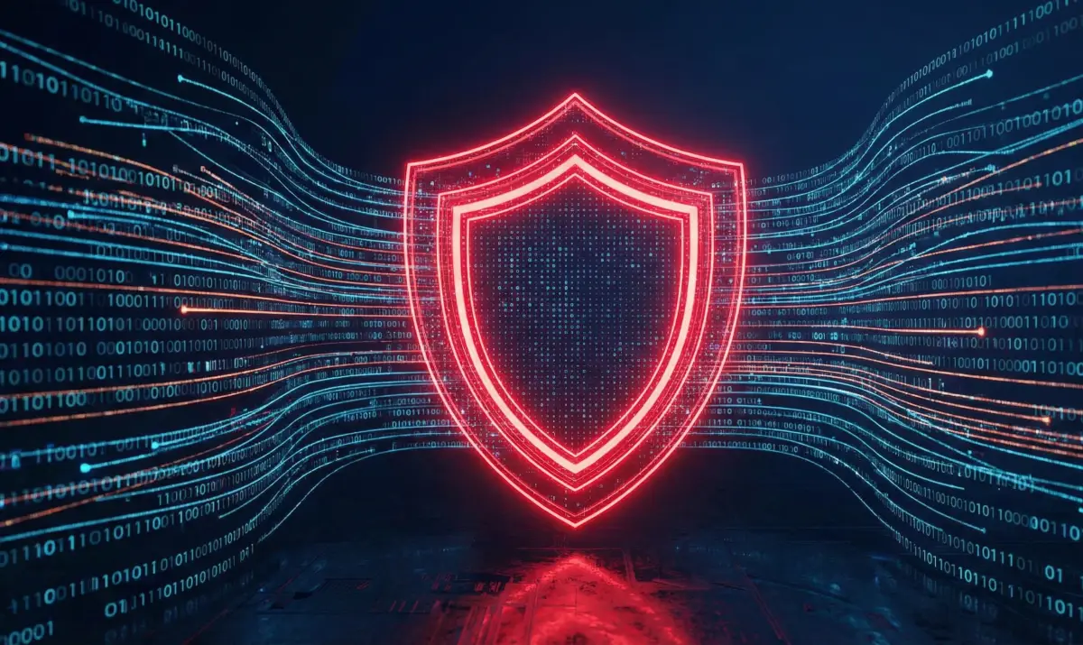 AI 이미지 생성 과정에서 안전 필터가 작동하여 생성을 차단하는 개념 이미지