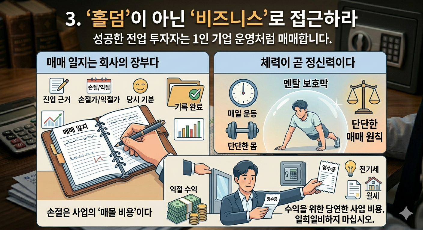 '홀덤'이 아닌 '비즈니스'로 접근하라